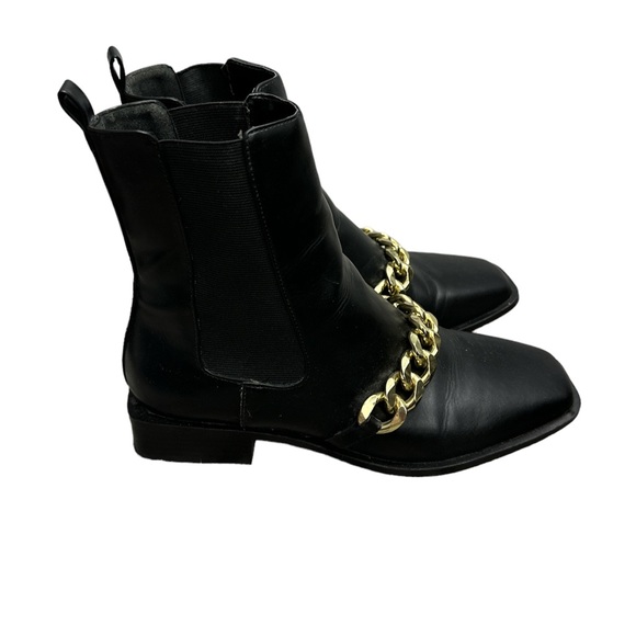Zara gold chain boots size 39 - Picture 1 of 7